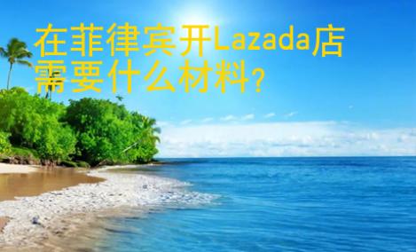 在菲律賓開(kāi)<strong>L</strong>azada店需要什么材料